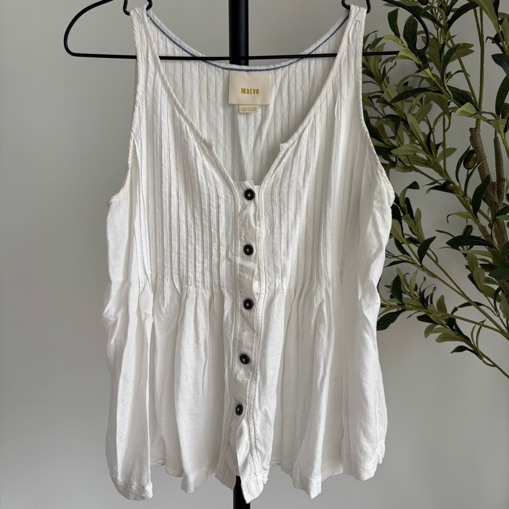 • [Maeve] Pleated Tank •